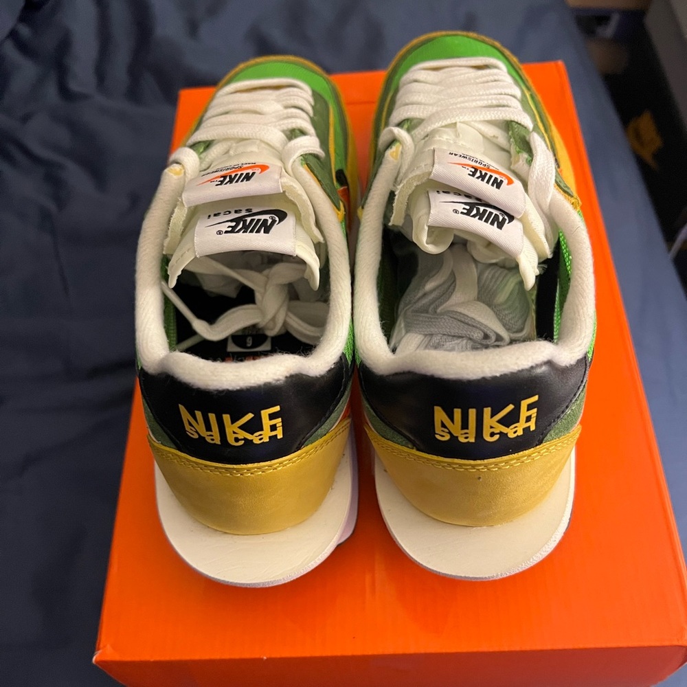 Nike X Sacai Waffle LD Green Gusto size 9US Mens worn once! Mint condition! - Picture 3 of 11